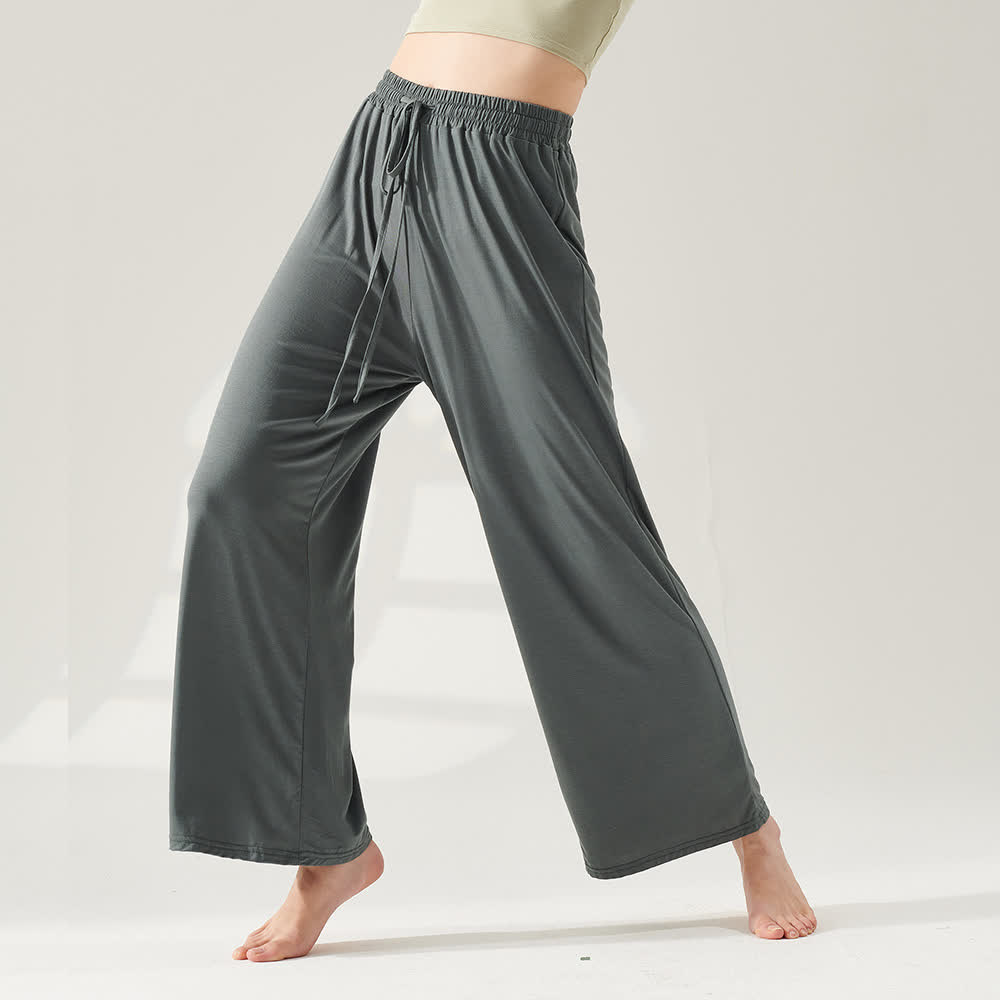 Olivenorma Modal Straight-Leg Wide-Leg Yoga Pants - image 13