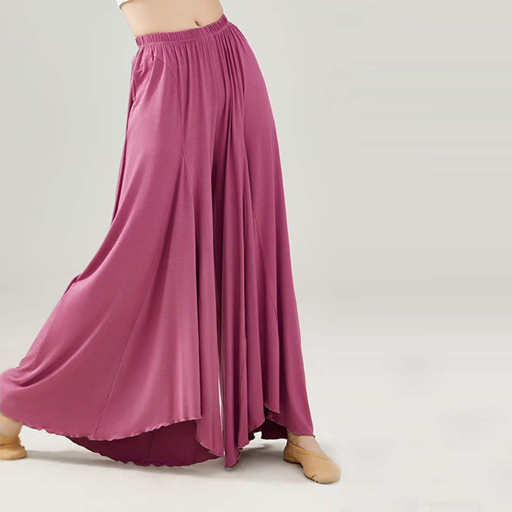 Olivenorma Modal Loose Flowy Ruffle Yoga Pants - image 8