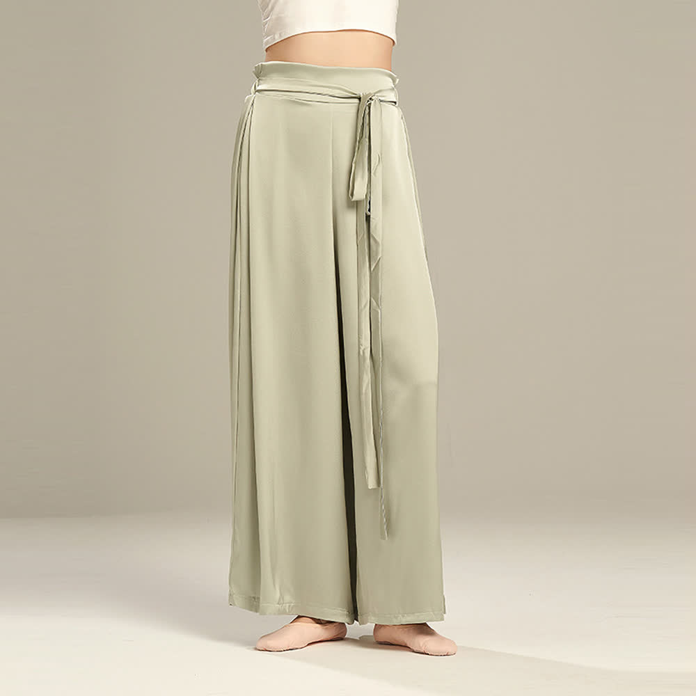 Olivenorma Polyester Flowy Loose Wide-Leg Bandage Yoga Pants - image 7