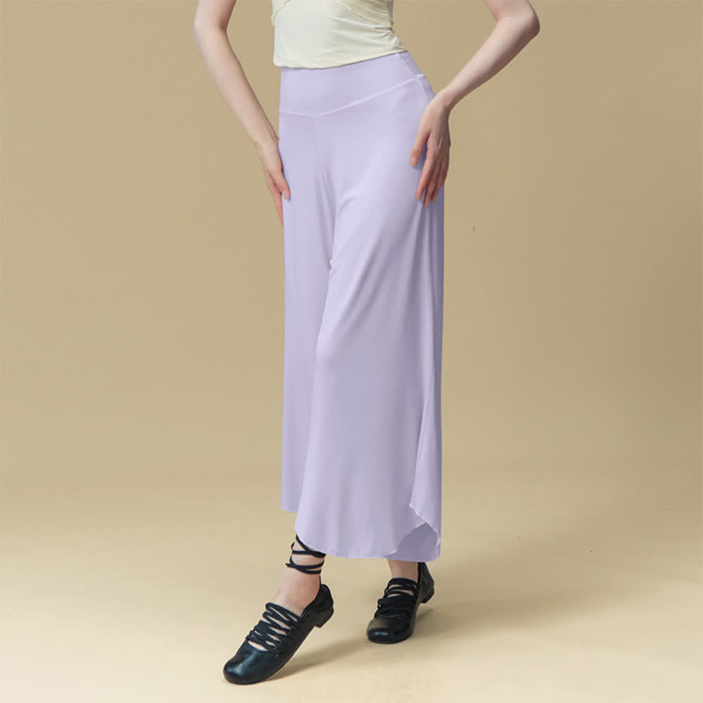 Olivenorma Nylon High-Waist Breathable Yoga Pilates Pants - Purple - L - image 9