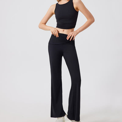 Olivenorma Wide Leg Yoga Pants Casual Knot Work Dress Pants - image 14