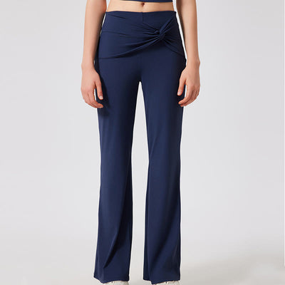 Olivenorma Wide Leg Yoga Pants Casual Knot Work Dress Pants - image 7