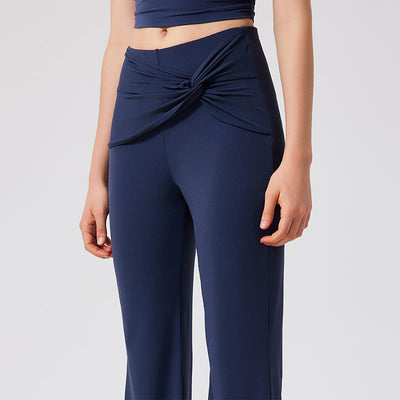 Olivenorma Wide Leg Yoga Pants Casual Knot Work Dress Pants - image 9