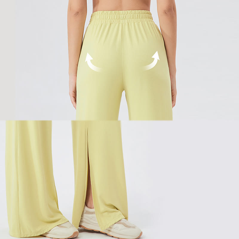 Olivenorma Lightweight Wide Leg Ventilated Loose Pants Casual Yoga Pants - image 8