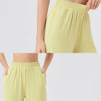 Olivenorma Lightweight Wide Leg Ventilated Loose Pants Casual Yoga Pants - image 9
