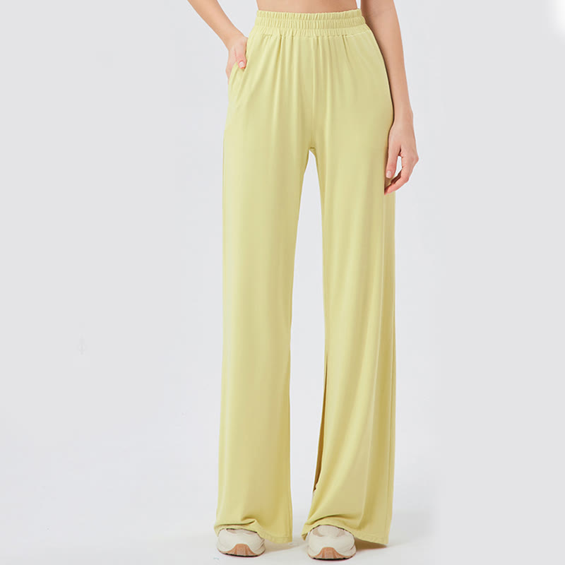 Olivenorma Lightweight Wide Leg Ventilated Loose Pants Casual Yoga Pants - image 6
