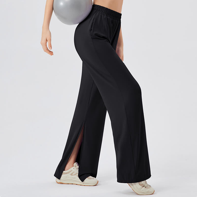 Olivenorma Lightweight Wide Leg Ventilated Loose Pants Casual Yoga Pants - image 15
