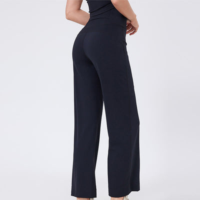 Olivenorma Versatile Straight-Leg Cut Mid Waist Stretch Dress Yoga Pants - image 24
