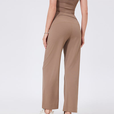Olivenorma Versatile Straight-Leg Cut Mid Waist Stretch Dress Yoga Pants - image 15
