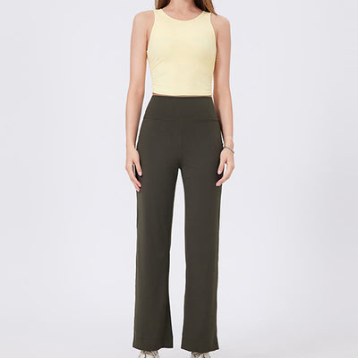 Olivenorma Versatile Straight-Leg Cut Mid Waist Stretch Dress Yoga Pants - image 19