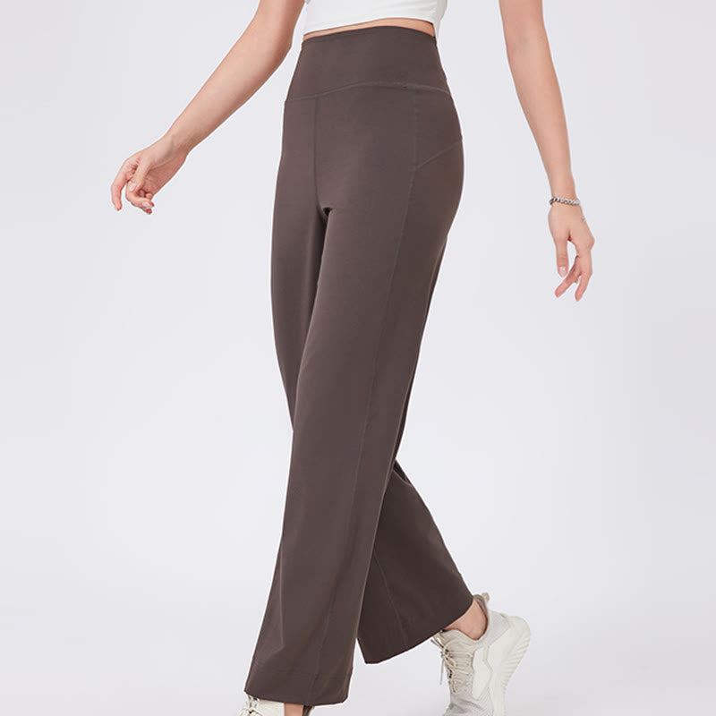 Olivenorma Versatile Straight-Leg Cut Mid Waist Stretch Dress Yoga Pants - image 21