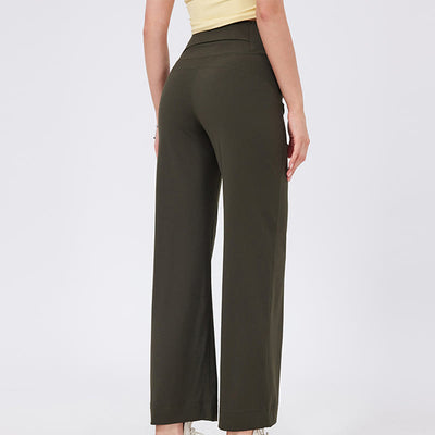 Olivenorma Versatile Straight-Leg Cut Mid Waist Stretch Dress Yoga Pants - image 18