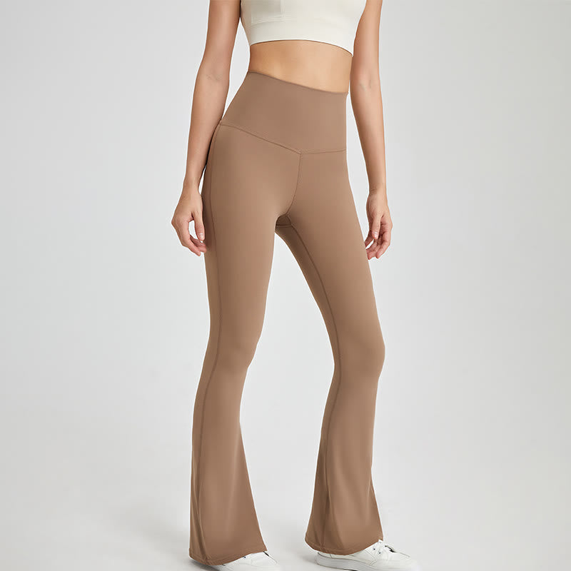 Olivenorma Women Workout Flare Leggings High Waist Yoga Pants - image 4