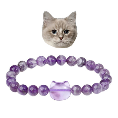 Olivenorma Mystic Meow Charm Crystal Bracelet - Lepidolite - image 19