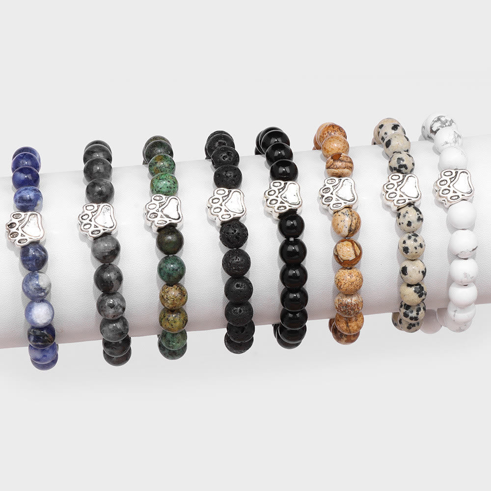 Olivenorma Furry Blessing Paw Gemstone Bracelet - image 12
