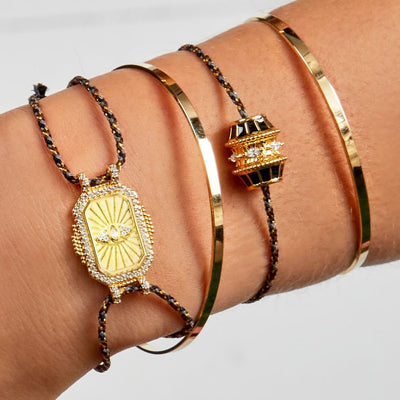 Olivenorma Colorful Tarot Kaleidoscope Braided Bracelet Necklace - image 7