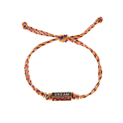 Olivenorma Tribal Tarot Featuring Letter Charm Braided Rope Necklace Bracelet - DREAM - Bracelet - image 6