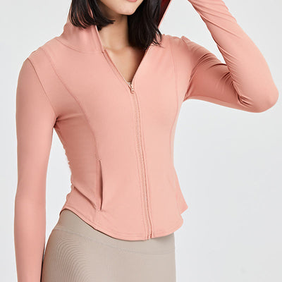 Olivenorma Long Sleeve Workout Tops Zip Up Yoga Tops Hoodies Jacket - image 16