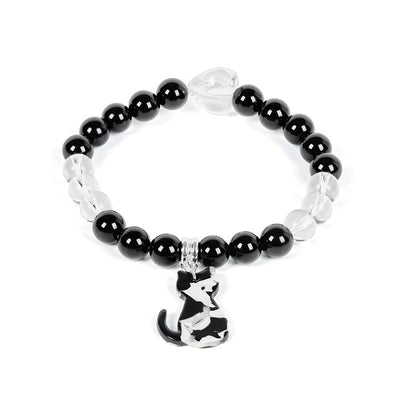 Olivenorma Guardian Tuxedo Cat Gemstone Bracelet - image 5