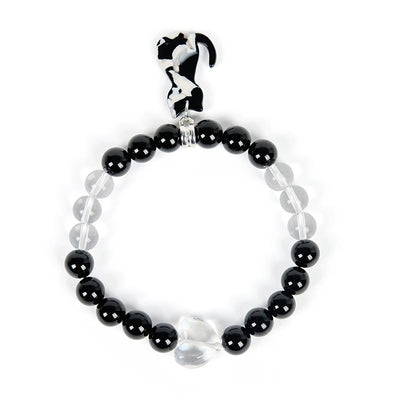 Olivenorma Guardian Tuxedo Cat Gemstone Bracelet - image 6