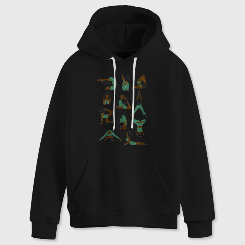 Olivenorma Yoga Poses Oversized Sweatshirts Outfits Fleece Sweaters Tops Hoodies - image 5