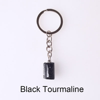 Olivenorma Unique Raw Crystal Raw Gemstone Keychain - Black Tourmaline-2 - image 28