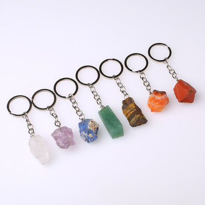 Olivenorma Unique Raw Crystal Raw Gemstone Keychain - image 78