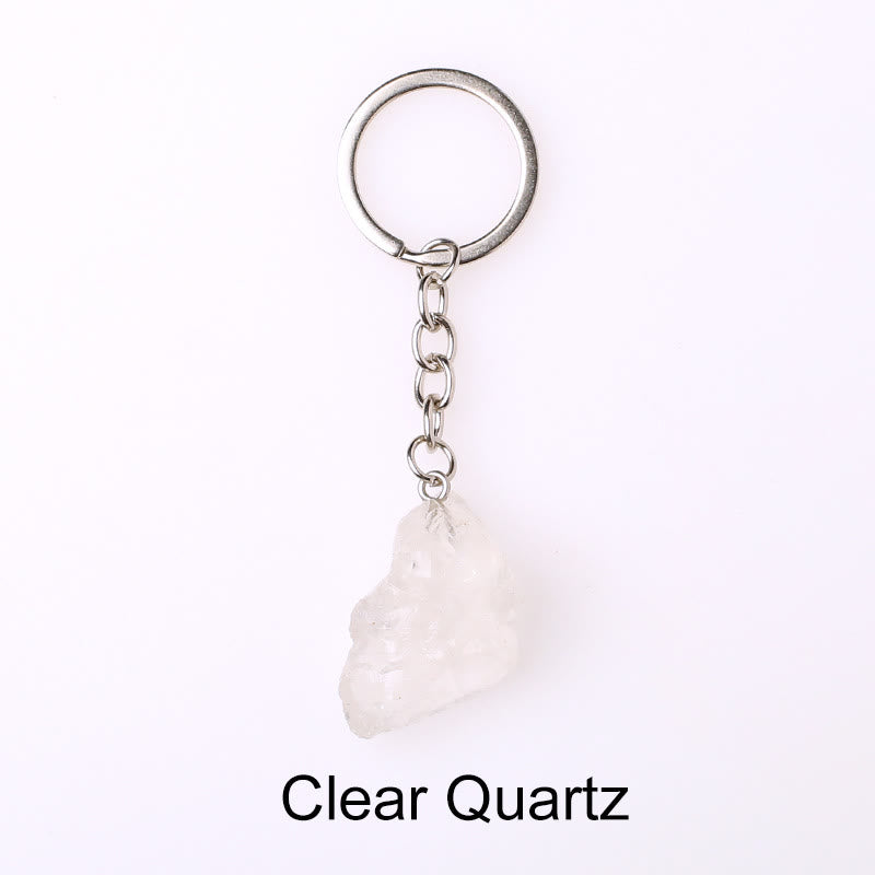 Olivenorma Unique Raw Crystal Raw Gemstone Keychain - image 1