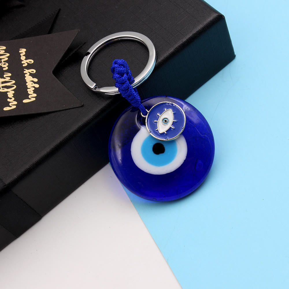 Olivenorma Blue Evil Eye Keychain with Diverse Decorative Charms - image 1