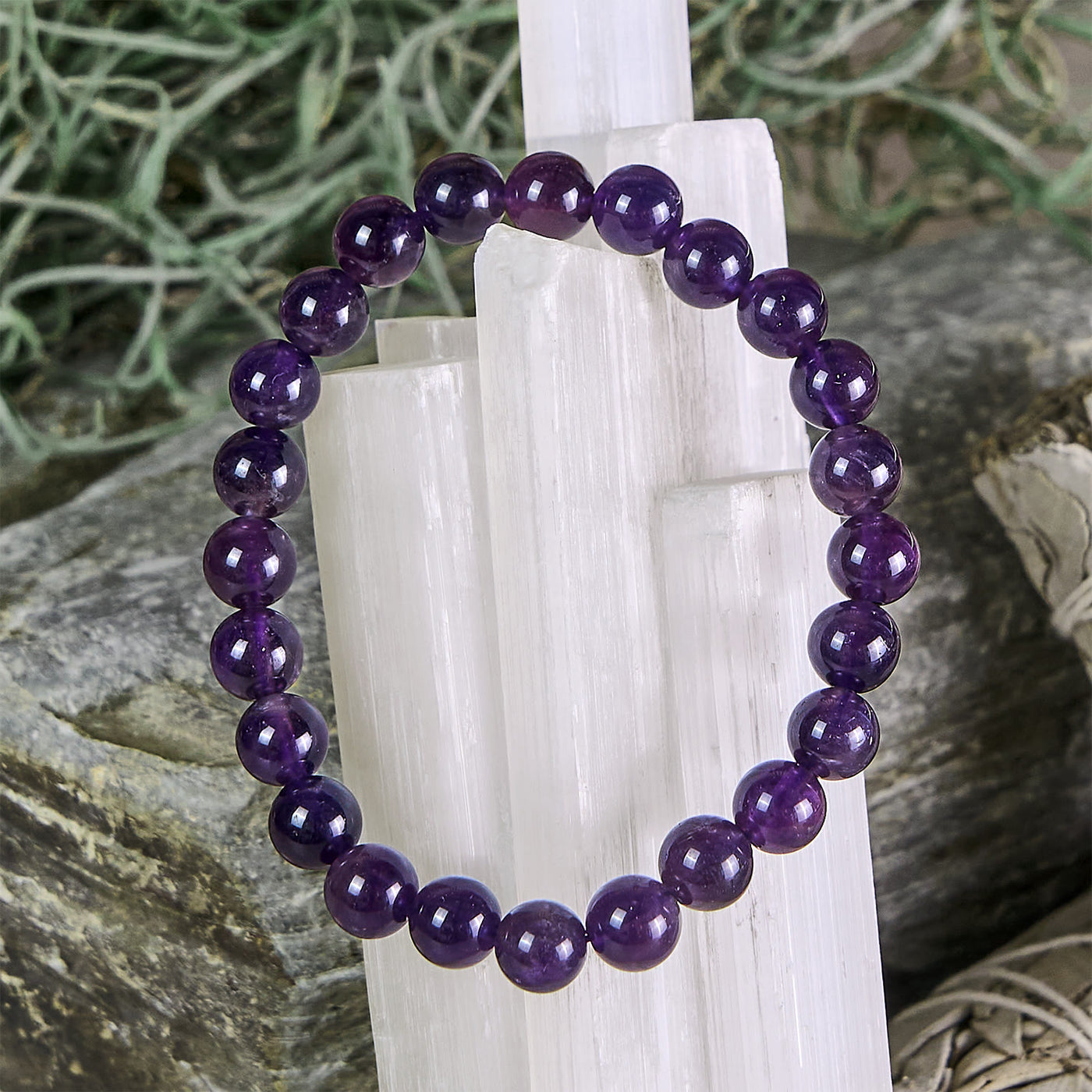 Olivenorma Aquarius - Jan 20 - Feb 18 - Zodiac Astrology Crystal Bracelet Set - image 2