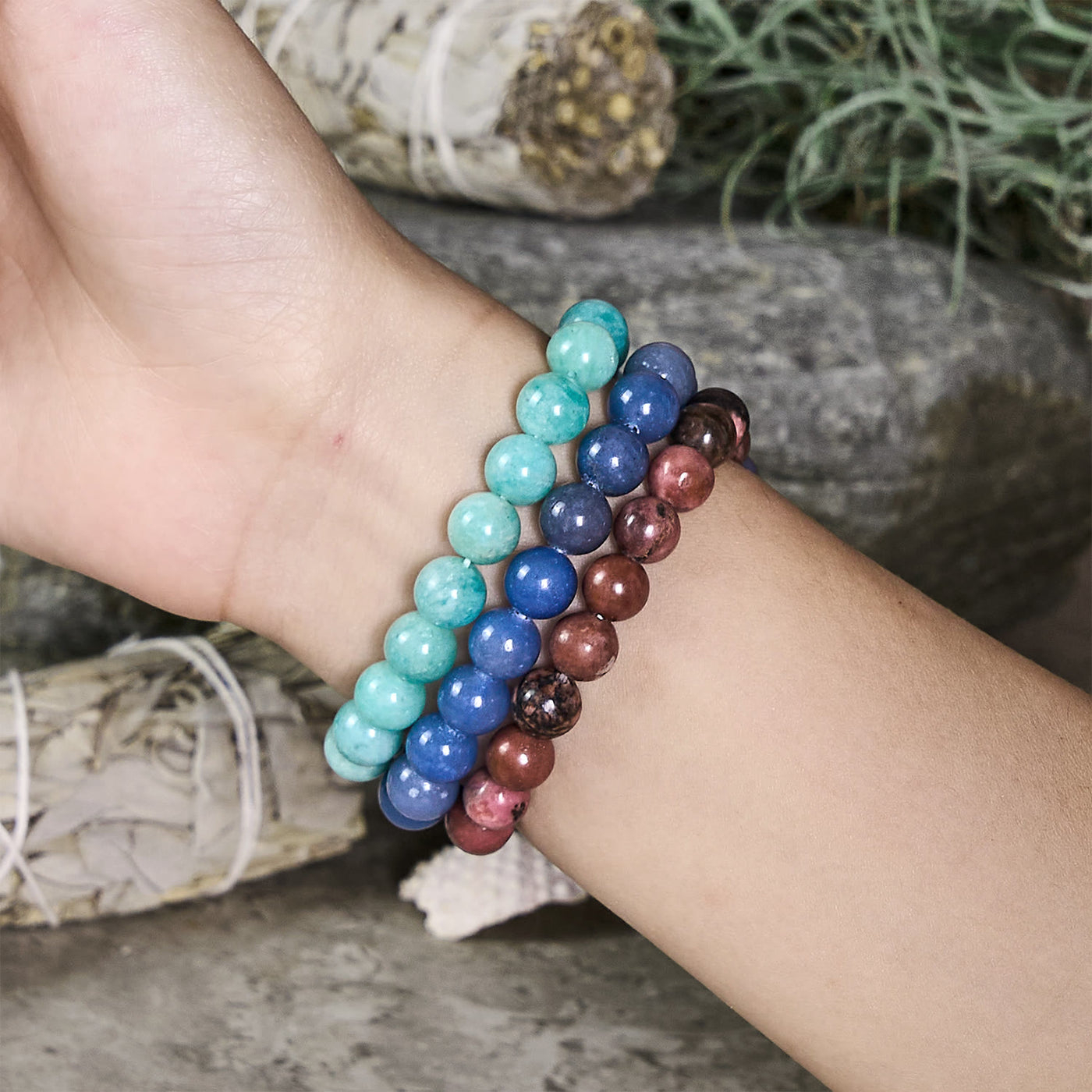 Olivenorma Libra - Sep 23 - Oct 22 - Zodiac Astrology Crystal Bracelet Set - image 1