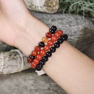 Olivenorma Leo - Jul 23 - Aug 22 - Zodiac Astrology Crystal Bracelet Set - image 1