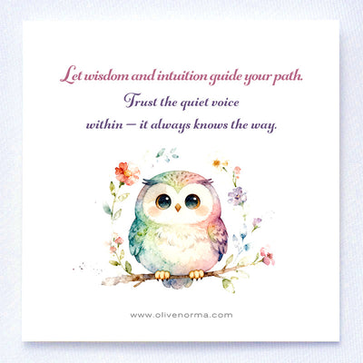 Olivenorma Wise Guardian Crystal Owl  Figurine Gemstone Decoration - image 1