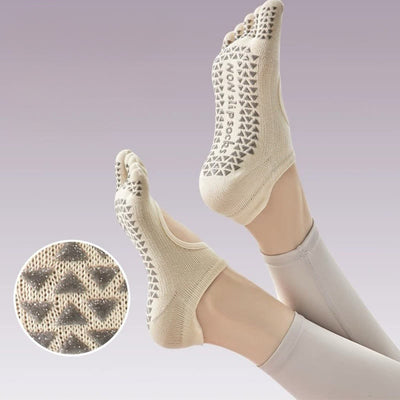 Olivenorma Five Toe Non-Slip Open-Top Yoga Socks - image 6