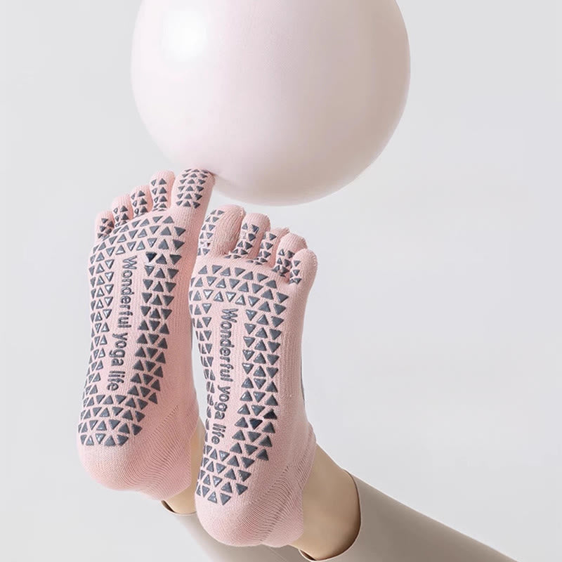 Olivenorma Five Toe Non-Slip Open-Top Yoga Socks - image 10