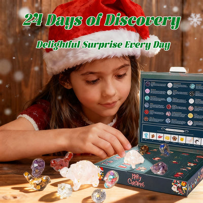 Olivenorma Green Resin Mystery Box 2025 Crystal Advent Calendar - image 2