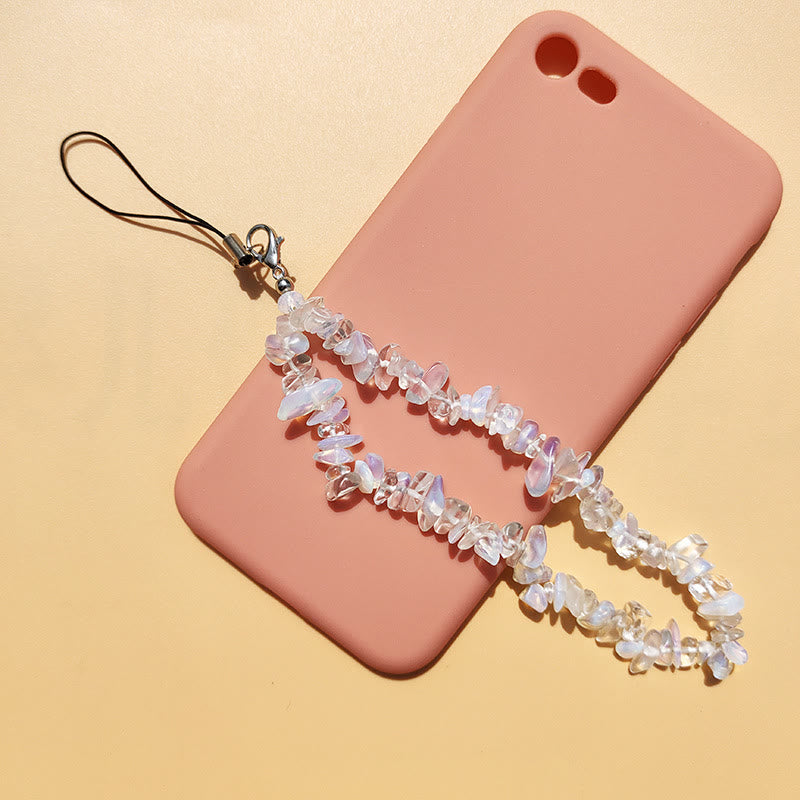 Olivenorma Natural Crystal Mix Gemstone Keychain Phone Strap - image 2