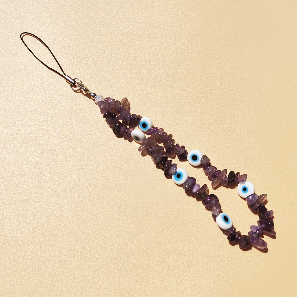 Olivenorma Fashion  Keychain Crystal Phone Strap - Amethyst - image 6