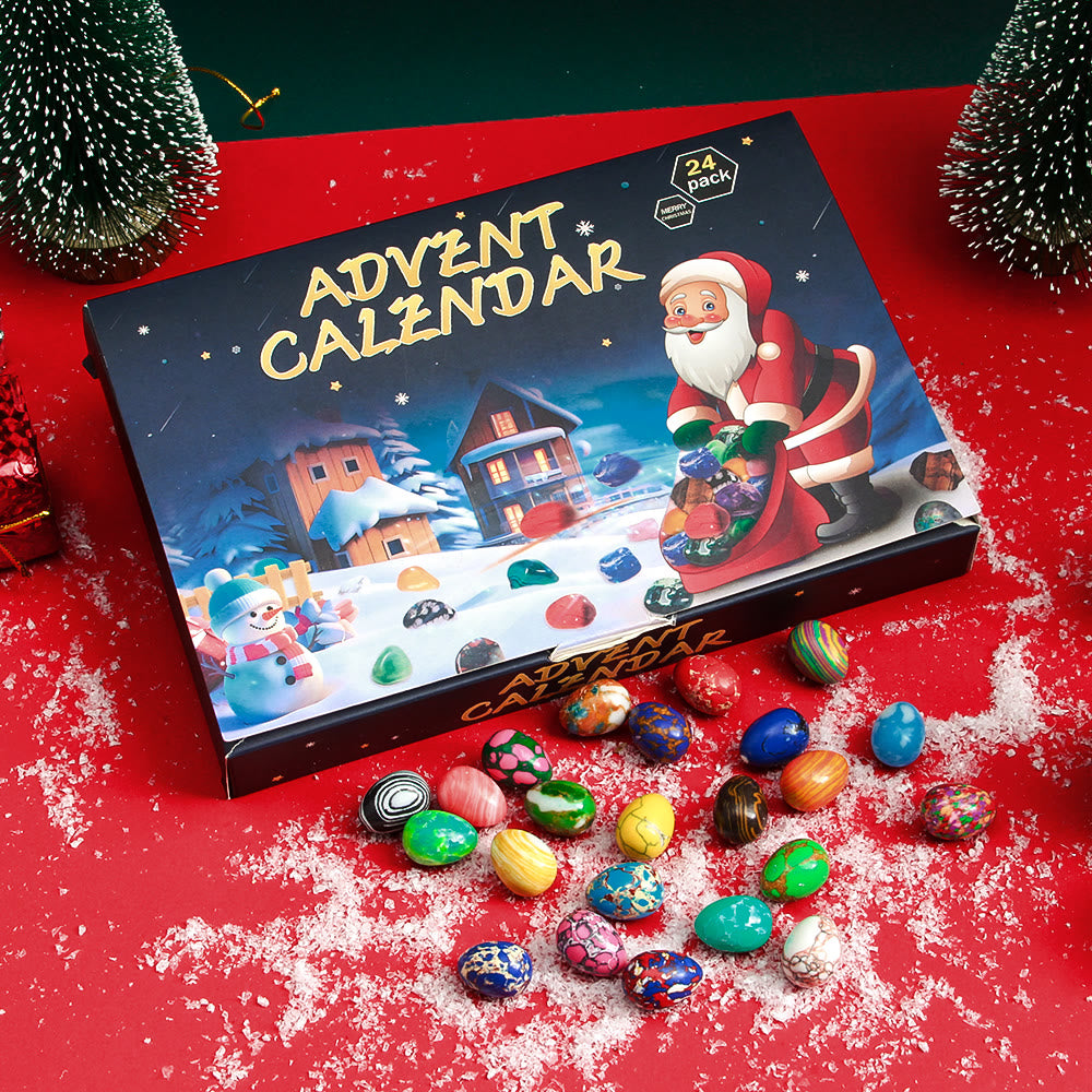 Olivenorma Children Crystal Natural Stone Advent Calendar Mystery Box - image 0