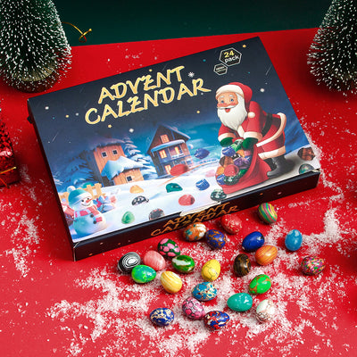 Olivenorma Children Crystal Natural Stone Advent Calendar Mystery Box - image 0