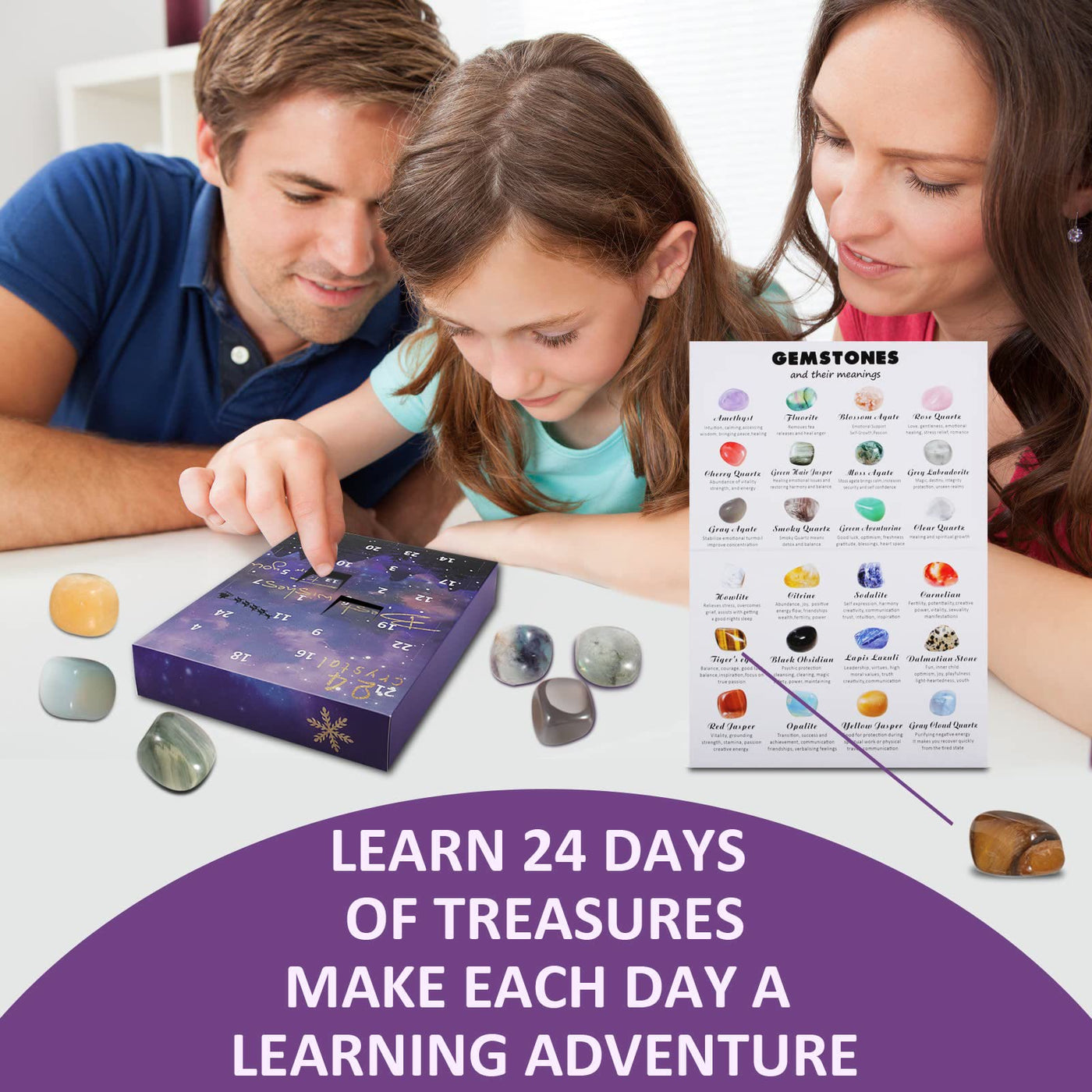 Olivenorma Christmas Stone Advent Calendar Kids Mystery Box - image 5