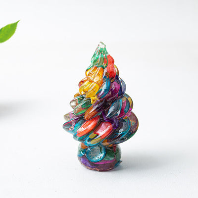 Olivenorma Christmas Crystal Tree Gemstone Decoration - Rainbow Nacre - image 25