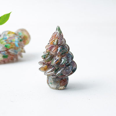 Olivenorma Christmas Crystal Tree Gemstone Decoration - Ocean Agate - image 35