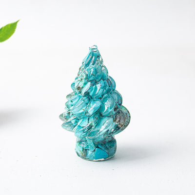Olivenorma Christmas Crystal Tree Gemstone Decoration - Turquoise - image 23