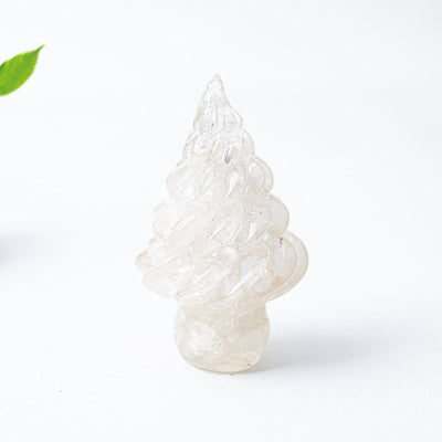 Olivenorma Christmas Crystal Tree Gemstone Decoration - Clear Crystal - image 1
