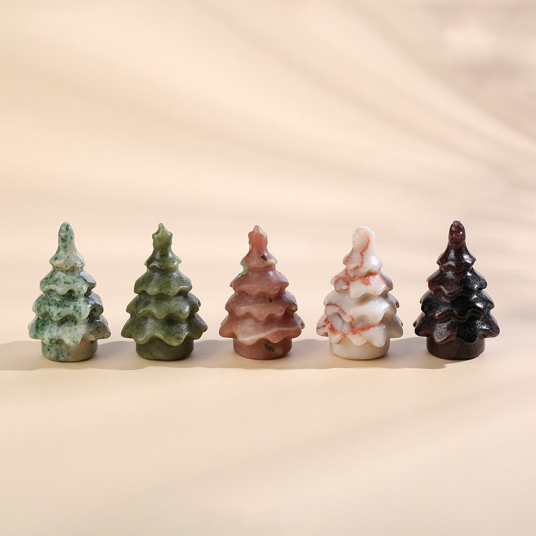 Olivenorma Natural Crystal Mini Christmas Tree Gemstone Decoration - image 20