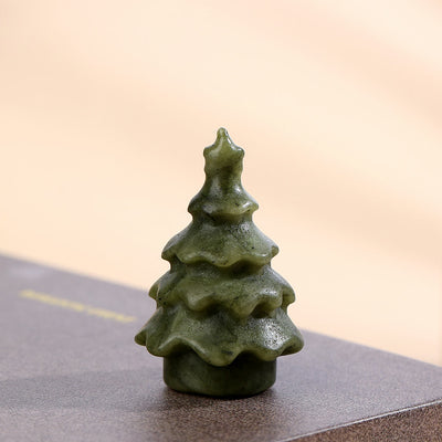 Olivenorma Natural Crystal Mini Christmas Tree Gemstone Decoration - Green Aventurine - image 17