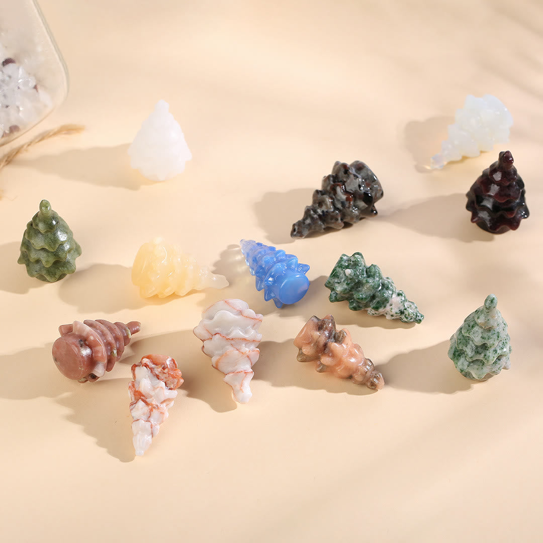 Olivenorma Natural Crystal Mini Christmas Tree Gemstone Decoration - image 22