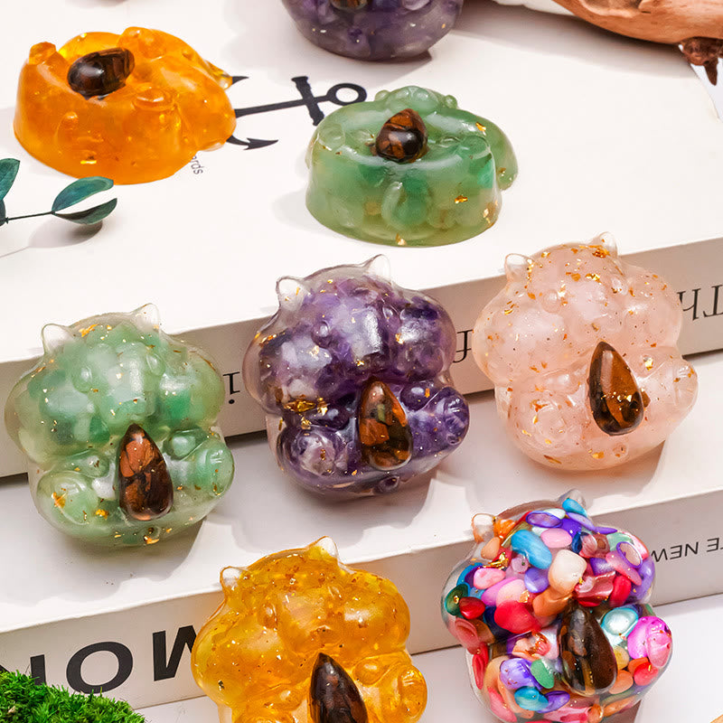 Olivenorma Crystal Squirrel Figurine Gemstone Decoration - image 0