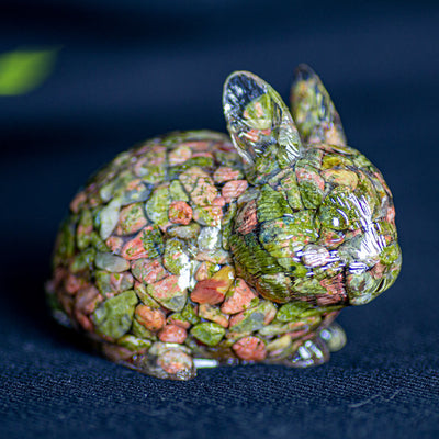 Olivenorma Crystal Bunny Figurine Gemstone Decoration - image 44
